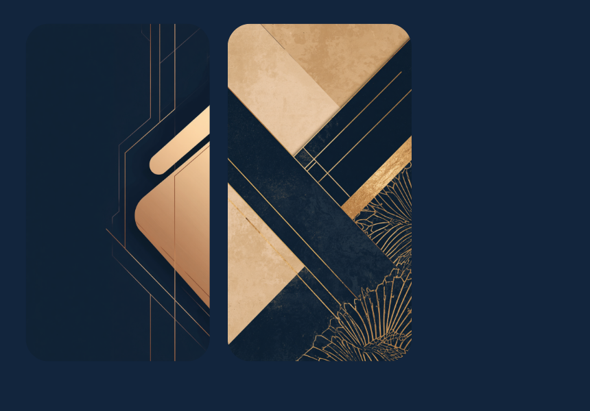 Syntrix Consulting brand artwork in navy and gold